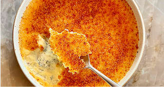 Crème brûlée vanille et fève tonka