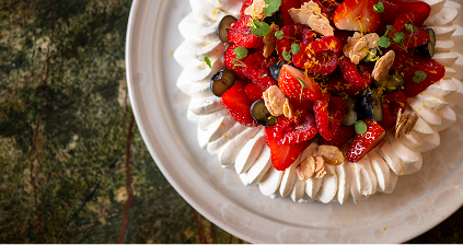 Pavlova fruits rouges